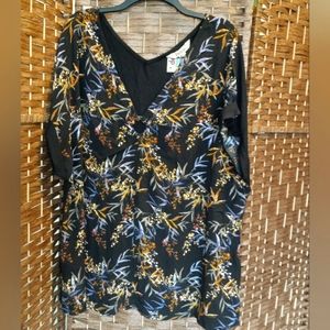 Beme Floral Blouse Top Plus Size 22